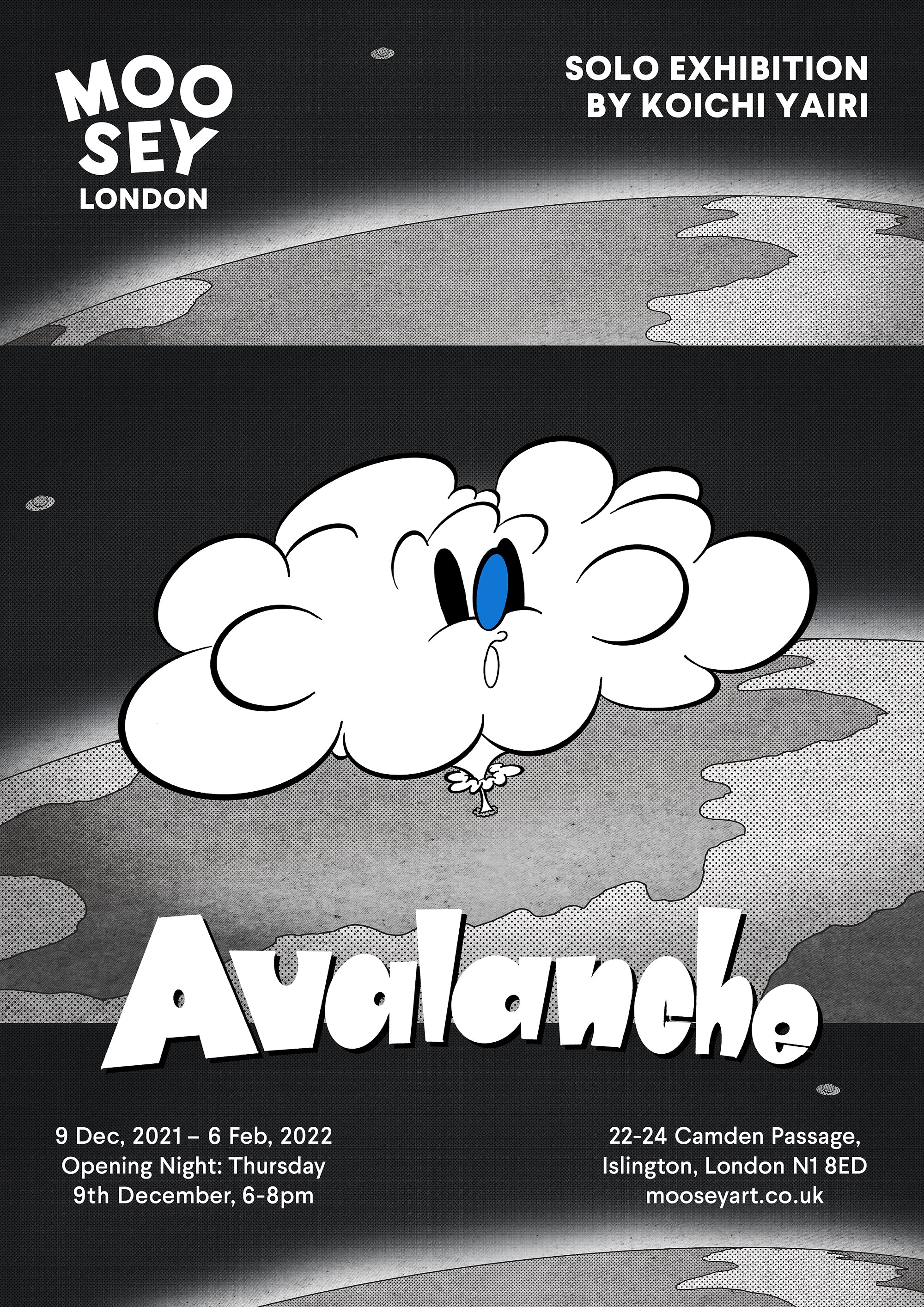 Avalanche' By Koichi Yairi 矢入幸一 シルクスクリー Koichi Yairi