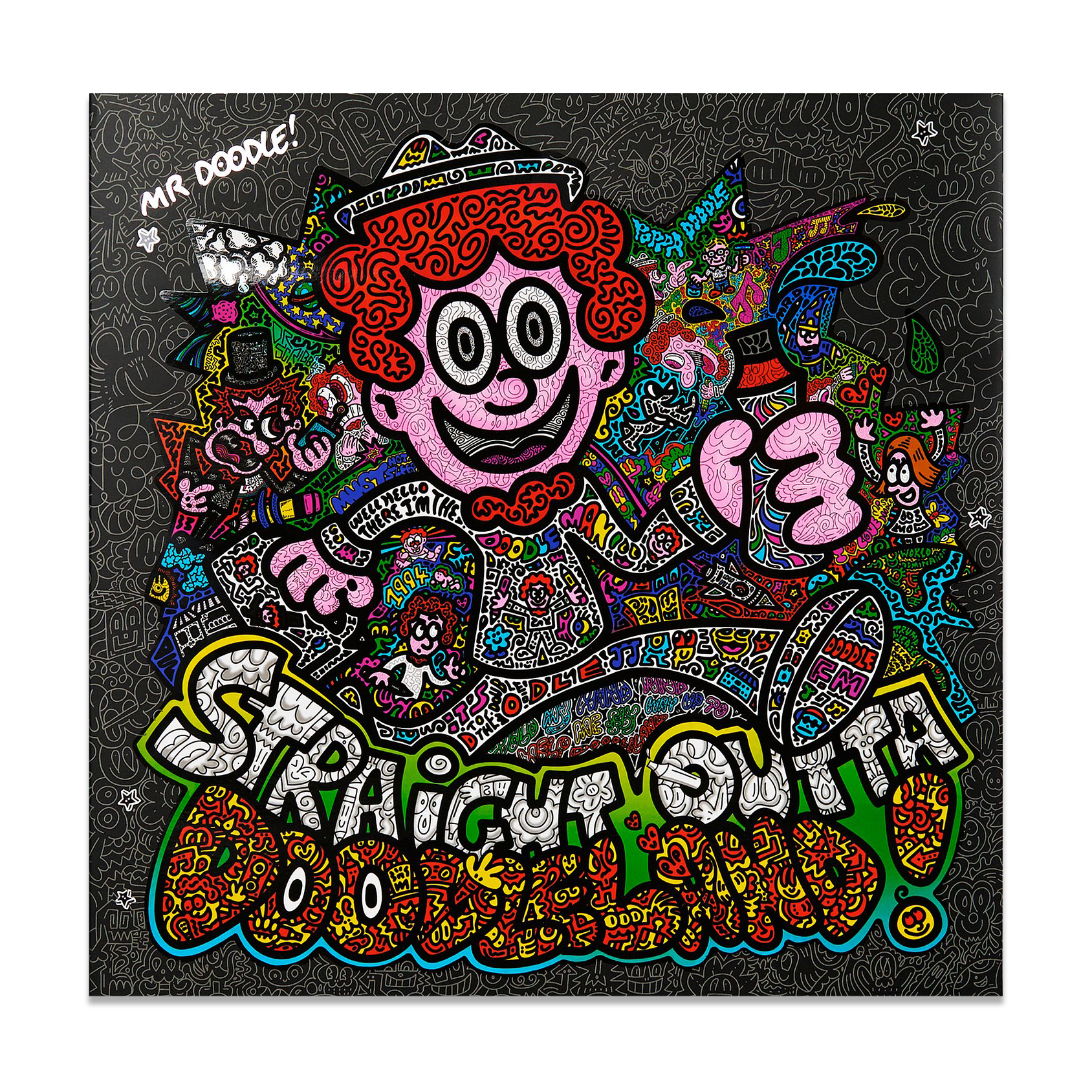 Mr Doodle 'Straight Outta Doodleland' Signed Hardback Book and Vinyl