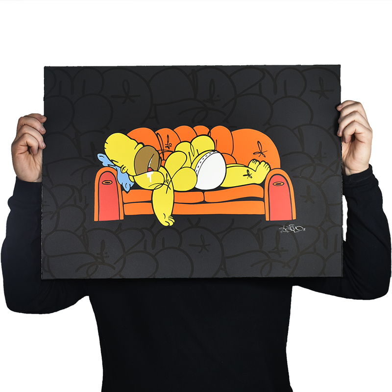 'Laziness' (Hand Embellished)