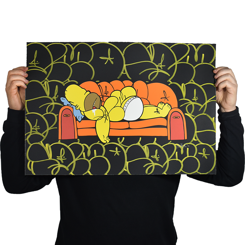 'Laziness' (Hand Embellished)