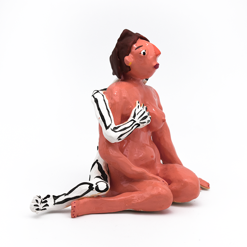 'Girl And Skeleton 4'