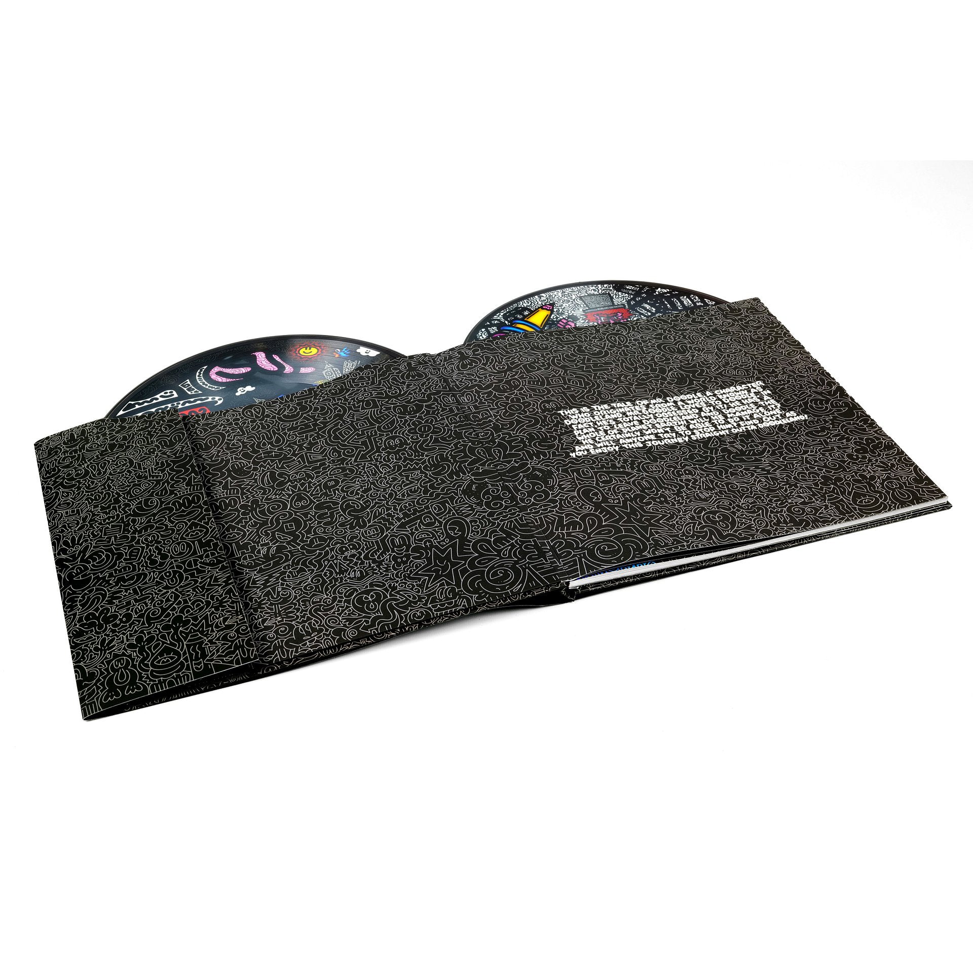 Mr Doodle 'Straight Outta Doodleland' Signed Hardback Book and Vinyl