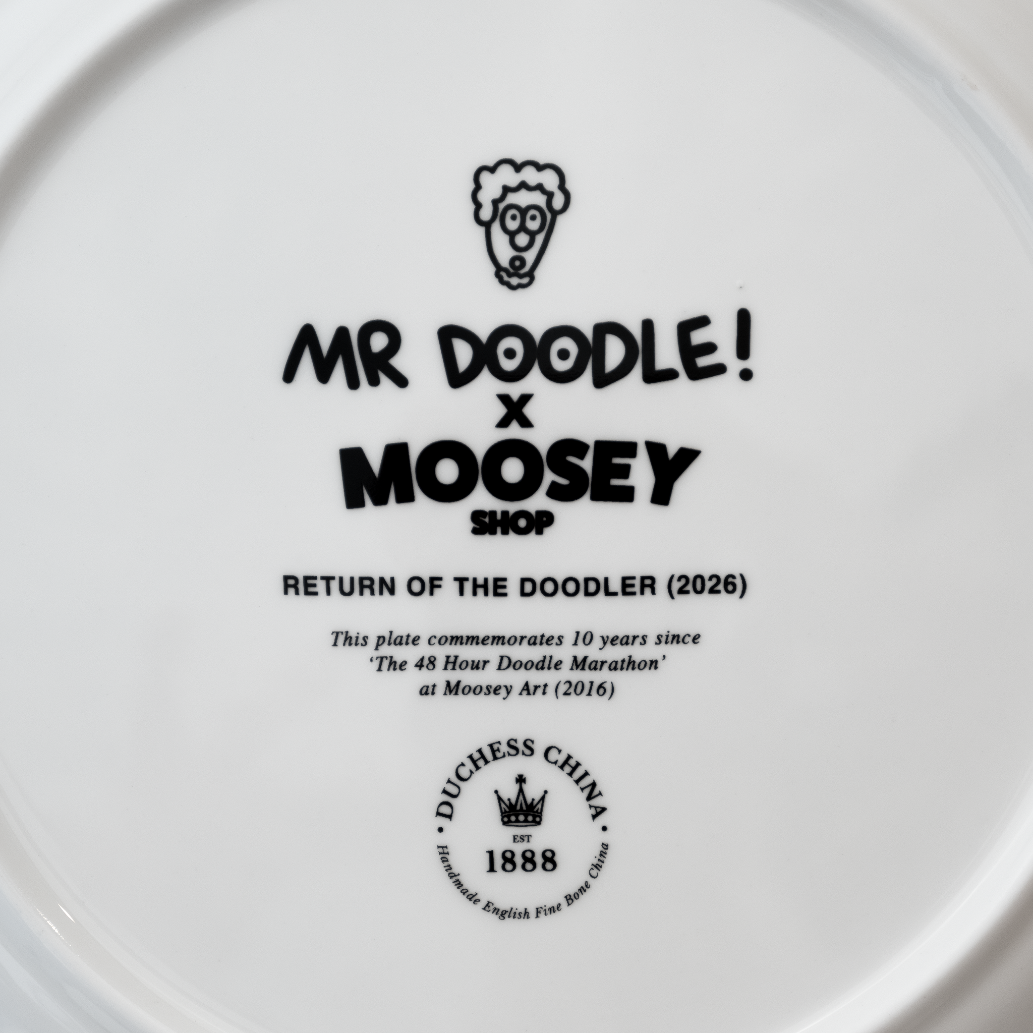 'Doodle Dinner Plate'