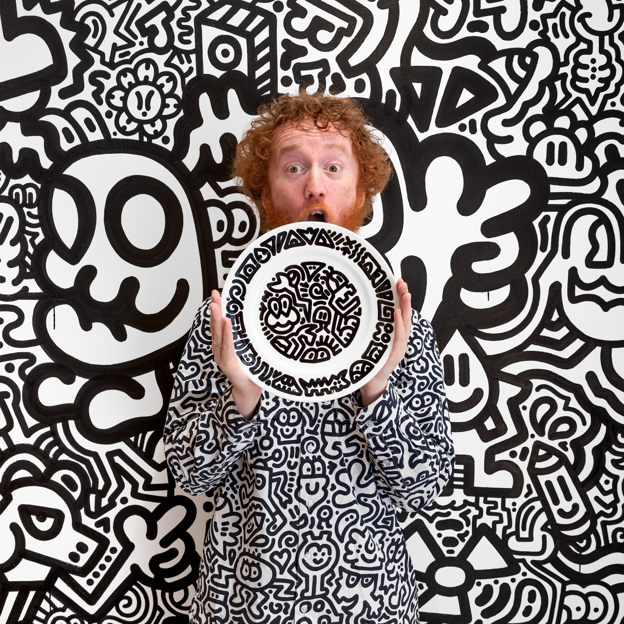 'Doodle Dinner Plate'