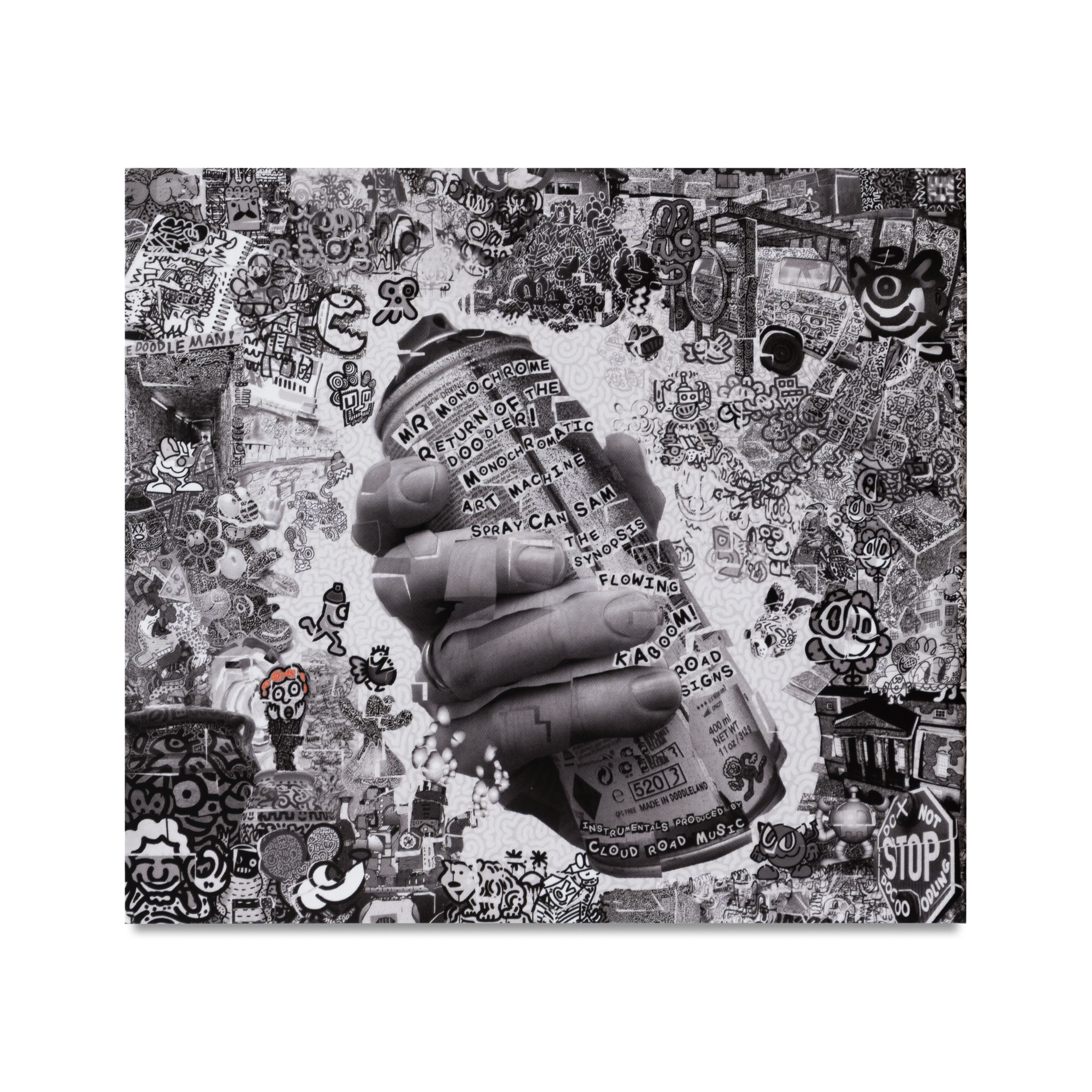 ‘MONOCHROMATIC’ by Mr Doodle