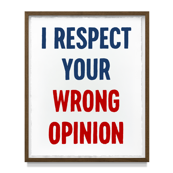 'Wrong Opinion'