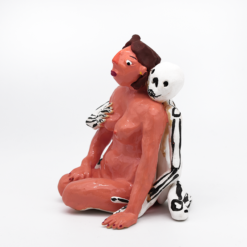 'Girl And Skeleton 4'